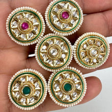 Small Moissanite Kundan Stud Earrings/Indian Studs/Indian Earrings/Indian Jewelry/Kundan Studs/Sabyasachi studs/Bridal Jewelry/wedding