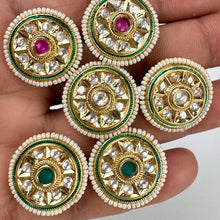 Small Moissanite Kundan Stud Earrings/Indian Studs/Indian Earrings/Indian Jewelry/Kundan Studs/Sabyasachi studs/Bridal Jewelry/wedding