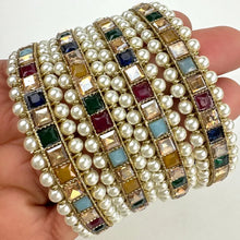 Set of 4 Navratan bangles Antique Polki Kundan Bangles 4Pc Indian bangles Punjabi Pakistani Bridal bangles for Wedding Jewelry