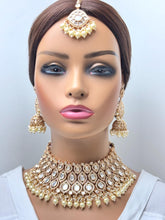 White Bridal Necklace Fine Kundan Indian Necklace,Tyaani Necklace Wedding necklace, Fine kundan jewelry, Pakistani Jewelry, Indian Jewelry