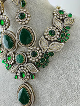 Green Victorian Polki Kundan Necklace, Sabyasachi Necklace, Statement Necklace, Semi Precious Necklace, Designer Necklace, Indian wedding