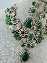 Green Victorian Polki Kundan Necklace, Sabyasachi Necklace, Statement Necklace, Semi Precious Necklace, Designer Necklace, Indian wedding