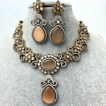 Peach Kundan Necklace, Bollywood Sabyasachi Necklace, Designer Necklace, Indian Pakistani, Kundan necklace, Indian Pakistani Jewelry