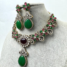 RubyGreen Kundan Necklace, Bollywood Sabyasachi Necklace, Designer Necklace, Indian Pakistani, Kundan necklace, Indian Pakistani Jewelry