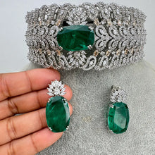 Malaika Arora inspired Doublet CZ Diamond choker Necklace,Indian Bridal Jewelry, Sabyasachi Designer necklace, Pakistani Jewelry, Wedding