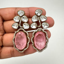 Doublet Moissanite Kundan Sabhyasachi Sattement Earrings/Indian Jewelry/Pakistani Jewelry/Bollywood Jewelry/Statement earrings/Gift for her