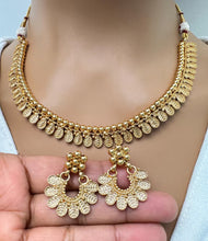 Antique Gold Necklace/South Indian Jewelry/Temple Jewelry/Guttapusalu Necklace/Wedding necklace/Bridal necklace/Indian Necklace