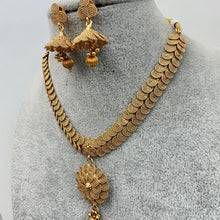 Antique Gold Necklace/South Indian Jewelry/Temple Jewelry/Wedding necklace/Bridesmaid Necklace/Indian necklace/Gift for her