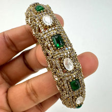 Moissanite polki Single Kada Bangle openable bangle, Premium collection, Polki bangle, Bridal Polki Kada, Sabyasachi Jewelry,Designer Bangle