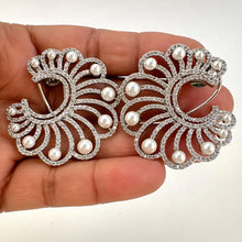 Deepika Padukone CZ American Diamond Stud earrings/Indian Jewelry/Pakistani Jewelry/Bollywood Jewelry/CZ earrings/AD earrings/Gift for her