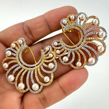 Deepika Padukone CZ American Diamond Stud earrings/Indian Jewelry/Pakistani Jewelry/Bollywood Jewelry/CZ earrings/AD earrings/Gift for her