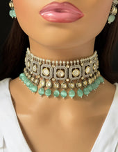 Mint Premium Dual Tone uncut Polki Kundan Choker,Sabyasachi choker, Bollywood Indian Pakistani jewelry for wedding , Bridal jewelry