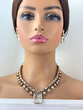 White Doublet Victorian Moissanite polki Necklace,Sabyasachi Necklace, Statement Necklace, Semi Precious Necklace, Designer necklace