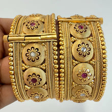 Gold plated Rajwadi Kundan openable Kada Bangle(1Pc)Single/Indian Kada/Wedding Jewelry/Kada/Punjabi Jewelry/Indian Wedding/Bollywood bangles