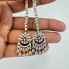 Dainty American Diamond Maang tikka/Indian Jewelry/ Indian Wedding Jewelry/ Pakistani Jewelry/ Jhoomer/ Matha patti/ Indian forehead jewelry