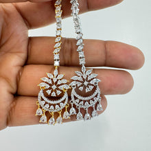 Dainty American Diamond Maang tikka/Indian Jewelry/ Indian Wedding Jewelry/ Pakistani Jewelry/ Jhoomer/ Matha patti/ Indian forehead jewelry