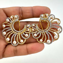Deepika Padukone CZ American Diamond Stud earrings/Indian Jewelry/Pakistani Jewelry/Bollywood Jewelry/CZ earrings/AD earrings/Gift for her