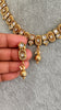 Gold Kundan Necklace, Indian Jewelry, indian wedding necklace, bridal jewelry, Punjabi Pakistani south Indian necklace