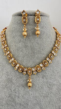 Gold Kundan Necklace, Indian Jewelry, indian wedding necklace, bridal jewelry, Punjabi Pakistani south Indian necklace