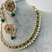 Emerald Green Antique Polki Kundan choker Statement choker Indian Jewelry Pakistani Jewelry Wedding necklace Bridal necklace Wedding jewelry