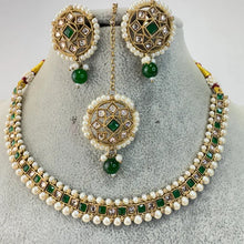 Emerald Green Antique Polki Kundan choker Statement choker Indian Jewelry Pakistani Jewelry Wedding necklace Bridal necklace Wedding jewelry