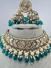 RamaGreen Antique Polki Kundan necklace set/Kundan choker Necklace/Statement necklace/Indian/Punjabi Necklace/Pakistani Jewelry/Bridal