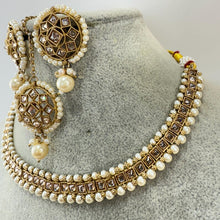 White Antique Polki Kundan Necklace, Kundan Necklace, Indian jewelry, Pakistani necklace, punjabi necklace, bridal, indian wedding