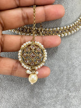 White Antique Polki Kundan Necklace, Kundan Necklace, Indian jewelry, Pakistani necklace, punjabi necklace, bridal, indian wedding
