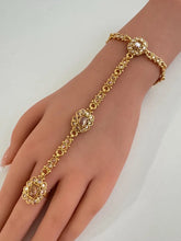 Gold Polki Hath Paan/Bracelet/Haath phool/Hathh Panja/finger Hand bracelet/Bridal Jewelry/hand harness/Indian Hand Jewelry/wedding jewelry
