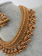 Gold Thushi Necklace, Kolhapuri Thushi Jewelry, indian wedding necklace, bridal jewelry, south Indian necklace