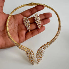 Kareena Kapoor inspired CZ Diamond collar necklace, Celebrity Diamond Necklace, Indian Pakistani jewelry for weddings, gift for her,