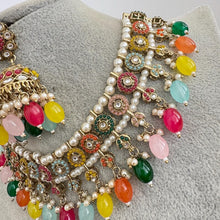 Multi Antique Polki Kundan choker Statement choker Indian Jewelry Pakistani Jewelry Wedding necklace Bridal necklace Wedding jewelry