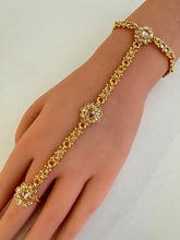 Gold Polki Single Hath Paan/Bracelet/Haath phool/Hathh Panja/finger Hand bracelet/Bridal Jewelry/hand harness/ Hand Jewelry/wedding jewelry