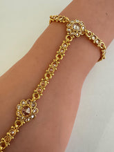 Gold Polki Single Hath Paan/Bracelet/Haath phool/Hathh Panja/finger Hand bracelet/Bridal Jewelry/hand harness/ Hand Jewelry/wedding jewelry