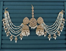 Antique Polki Kundan bahubali Jhumka/Indian Jewelry/Pakistani/Punjabi/Indian/Statement earring/Bridal earring/Indian wedding/Jhumka earrings