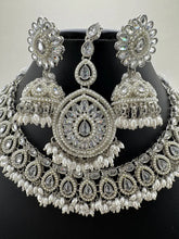 Silver White Pearl Antique Polki Kundan Choker, Kundan Choker, Indian jewelry, Pakistani necklace, punjabi necklace, bridal, indian wedding
