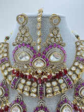 Ruby Bridal Victorian Moissanite Polki Kundan necklace, Sabyasachi Designer necklace, Bollywood, India,n Pakistani Jewelry for Wedding