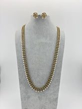 Long Antique Dull Gold plated Polki Pearl mala Necklace/Indian Long Necklace/Pakistani Jewelry/Haram Necklace/Indian Wedding/Rani Haar