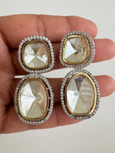 Uncut Polki Kundan Earrings \Indian Jewelry/Pakistani Jewelry/Bollywood Earrings/Statement /Indian wedding/Bridesmaid gifts