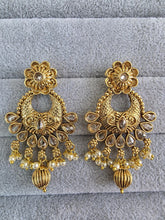 Antique Classic Earring With Gold Plating/South Indian jewelry/Temple Jewelry/Amrapali earrings/Indian earrings/gold earrings