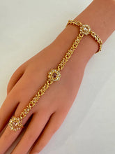 Gold Polki Single Hath Paan/Bracelet/Haath phool/Hathh Panja/finger Hand bracelet/Bridal Jewelry/hand harness/ Hand Jewelry/wedding jewelry