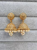Gold plated small Jhumka/Gold Jhumka/Indian Jewelry/Pakistani/South Indian jhumka earrings/Bridal earring/Indian wedding, Gift for her