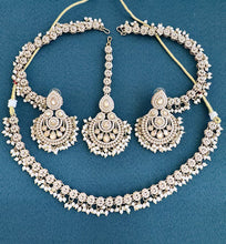 Delicate Antique Polki Pearl Kundan necklace set/Statement/Indian Jewelry/Pakistani Jewelry set/Weddings necklace/Bridal necklace