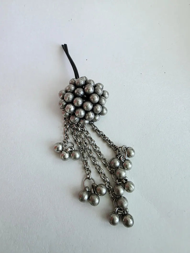 Oxidized Hair Pin/Ambada/Indian hair accessories/juda pin, Pakistani/Afghani jewelry, Oxidized jewelry