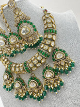 Green Bridal Victorian Moissanite Polki Kundan necklace, Sabyasachi Designer necklace, Bollywood, India,n Pakistani Jewelry for Wedding