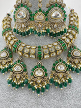 Green Bridal Victorian Moissanite Polki Kundan necklace, Sabyasachi Designer necklace, Bollywood, India,n Pakistani Jewelry for Wedding