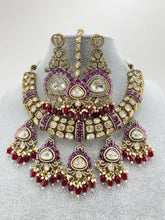 Ruby Bridal Victorian Moissanite Polki Kundan necklace, Sabyasachi Designer necklace, Bollywood, India,n Pakistani Jewelry for Wedding