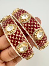 Ruby Tyaani premium kundan gold plated openable Single bangle/Statement Kada/Designer,Celebrity/Bridal /Indian Wedding/Pakistani/Punjabi