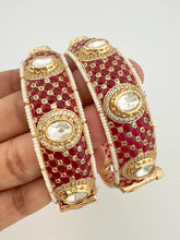 Ruby Tyaani premium kundan gold plated openable Single bangle/Statement Kada/Designer,Celebrity/Bridal /Indian Wedding/Pakistani/Punjabi