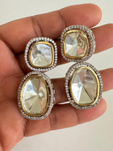 Uncut Polki Kundan Earrings \Indian Jewelry/Pakistani Jewelry/Bollywood Earrings/Statement /Indian wedding/Bridesmaid gifts